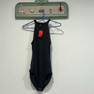 Brand new forever 21 ribbed grey sleeveless bodysuit size xs women’s new w tags